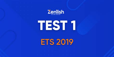 TEST 1 – ETS 2019 .